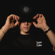 Black Marco Pietro embroided trucker cap