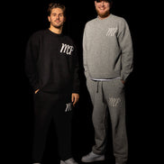 Grey Original logo knitted sweater