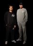 Grey Original logo knitted sweater