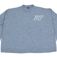 Grey Original logo knitted sweater