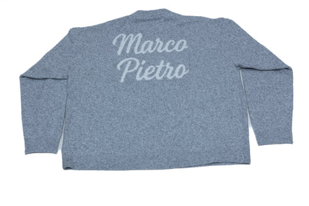 Grey Original logo knitted sweater