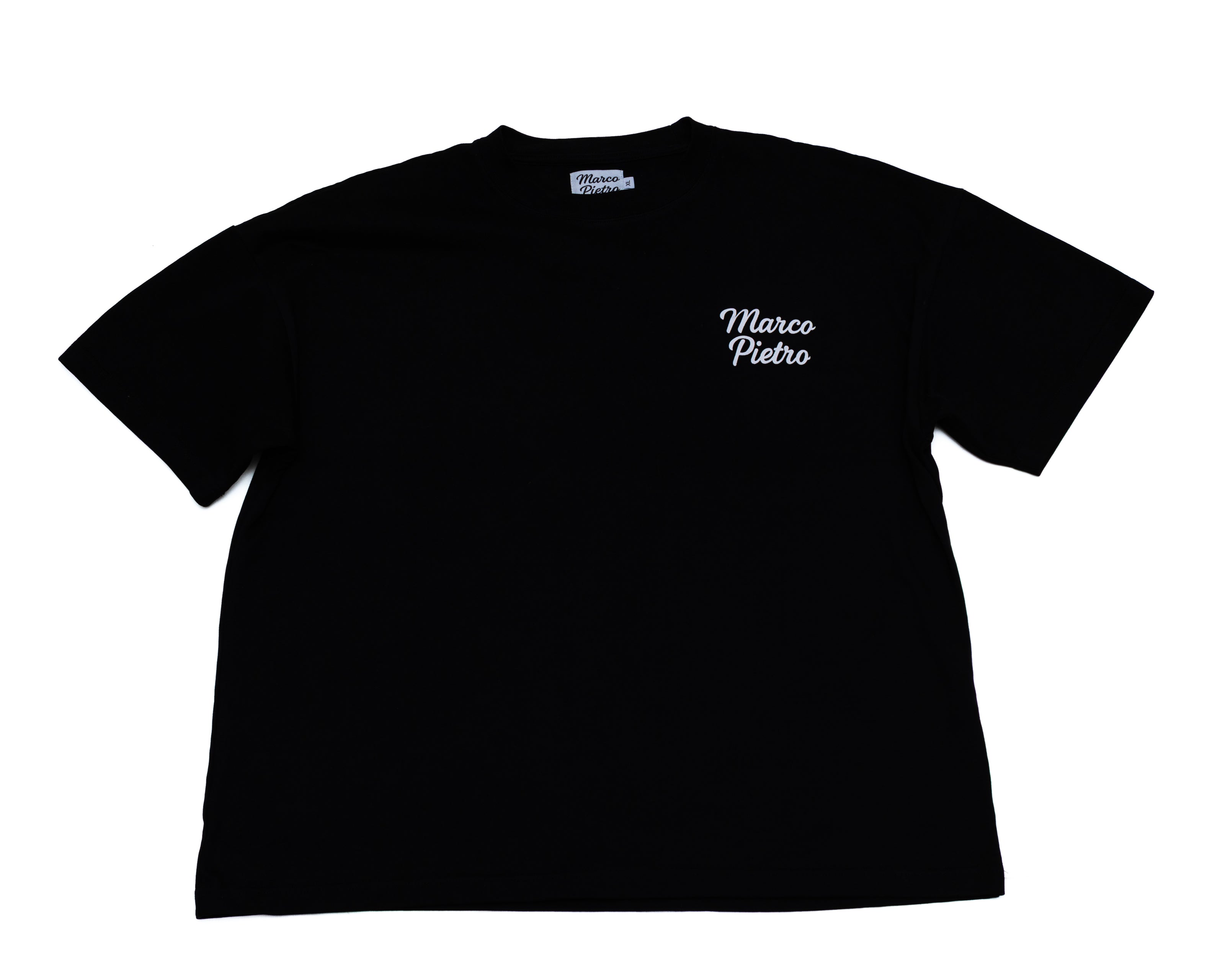 Black mens oversized original logo T-shirt