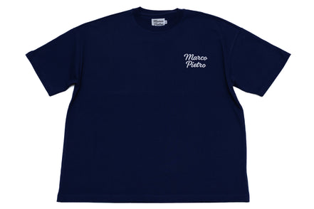 Navy mens oversized original logo T-shirt