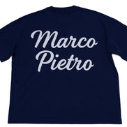 Navy mens oversized original logo T-shirt