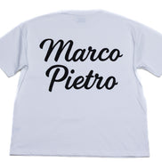 White mens oversized original logo T-shirt