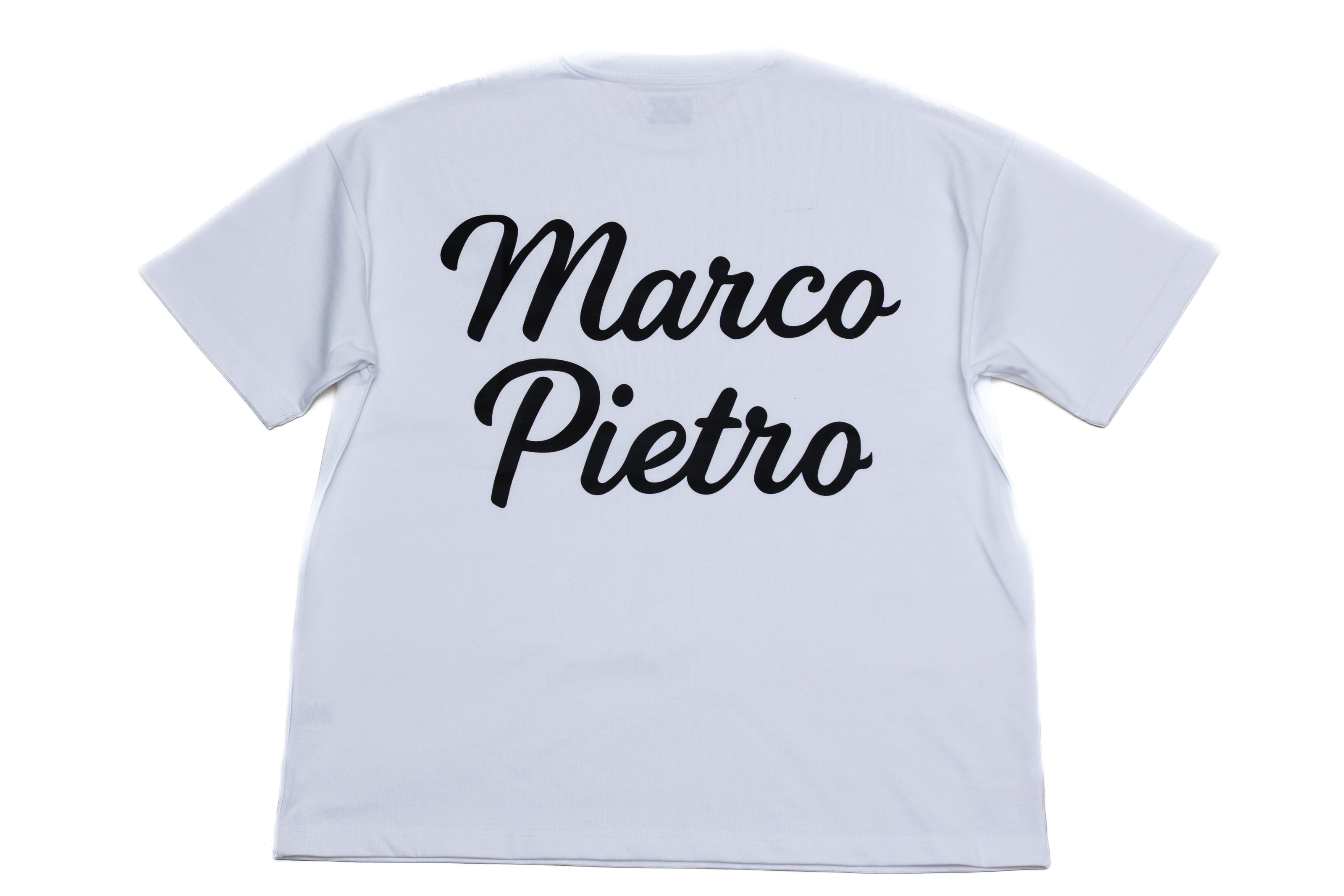 White mens oversized original logo T-shirt