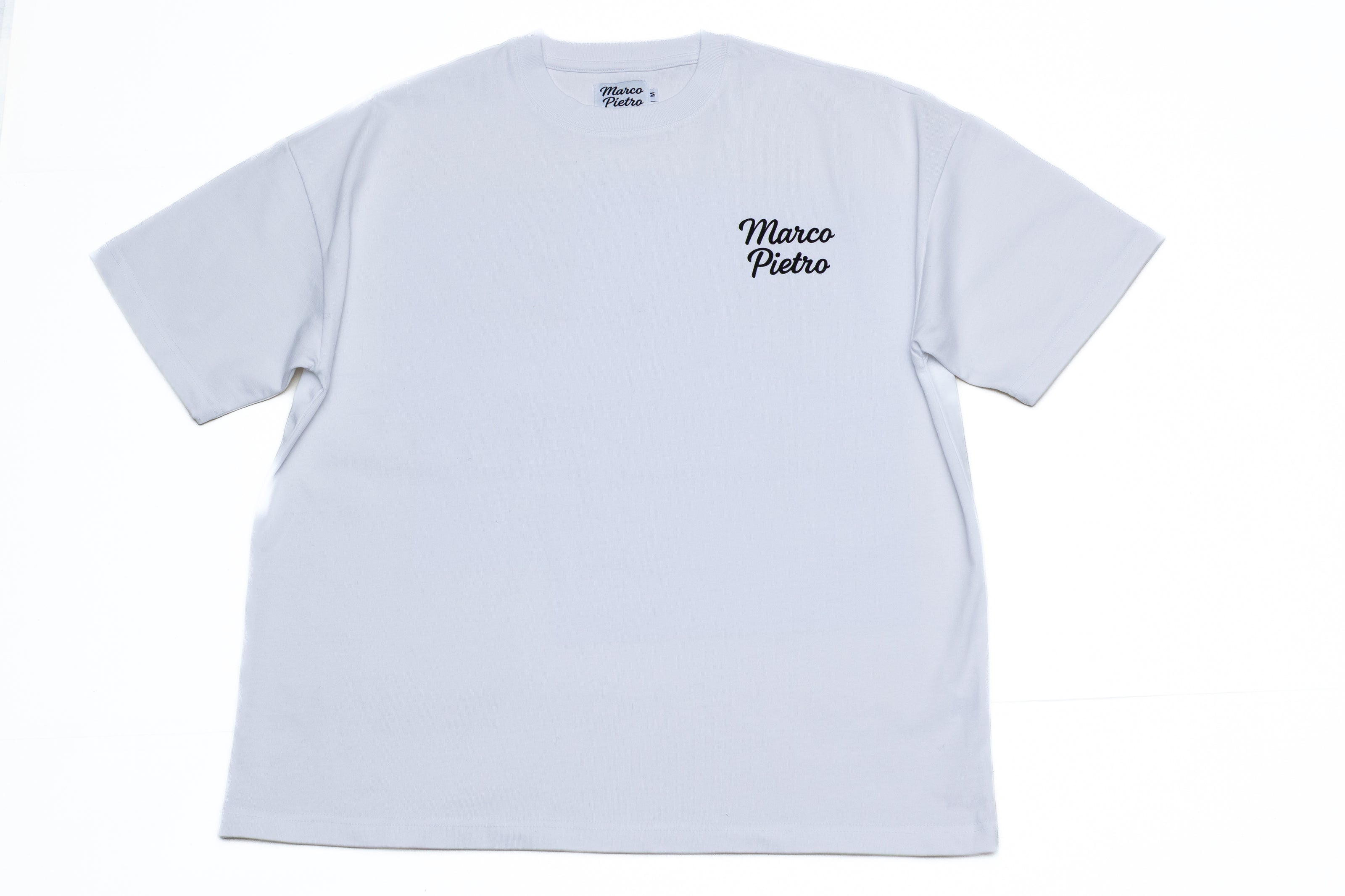 White mens oversized original logo T-shirt