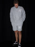 Grey original logo knitted shorts