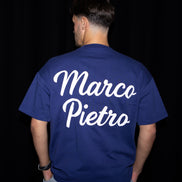Navy mens oversized original logo T-shirt