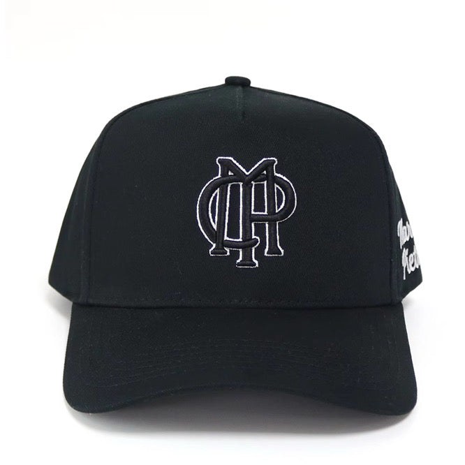 Black Marco Pietro embroided trucker cap