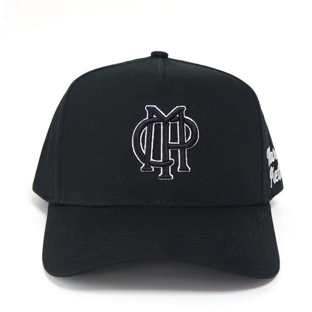 Black Marco Pietro embroided trucker cap